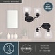 preview thumbnail 4 of 10, Bellwood Traditional Bathroom Vanity Wall Lighting Fixture, Glass Shade, Dimmable, LED Compatible, Over the Mirror Mount