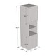 preview thumbnail 5 of 11, Meble Furniture Madera 05 Wall-Mounted Matte Bookcase 13.6W x 13.8D x 47.2H Inches European Modern Design