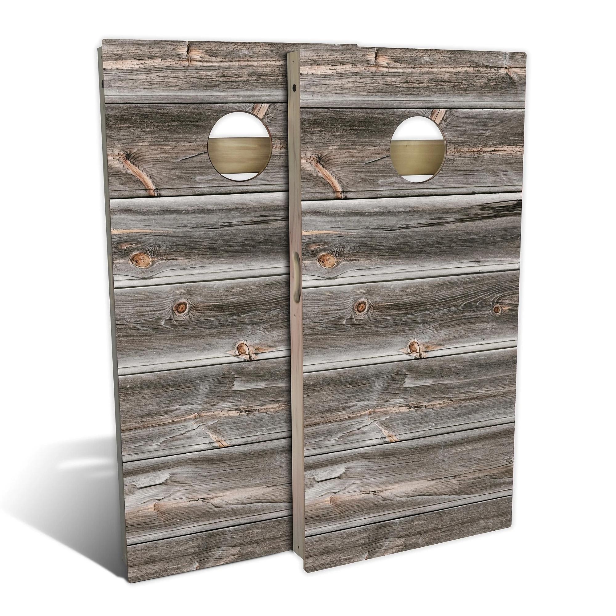 Country Living Weathered Outdoor Cornhole Board Set