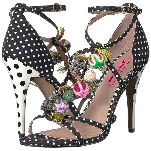 betsey johnson polka dot pumps