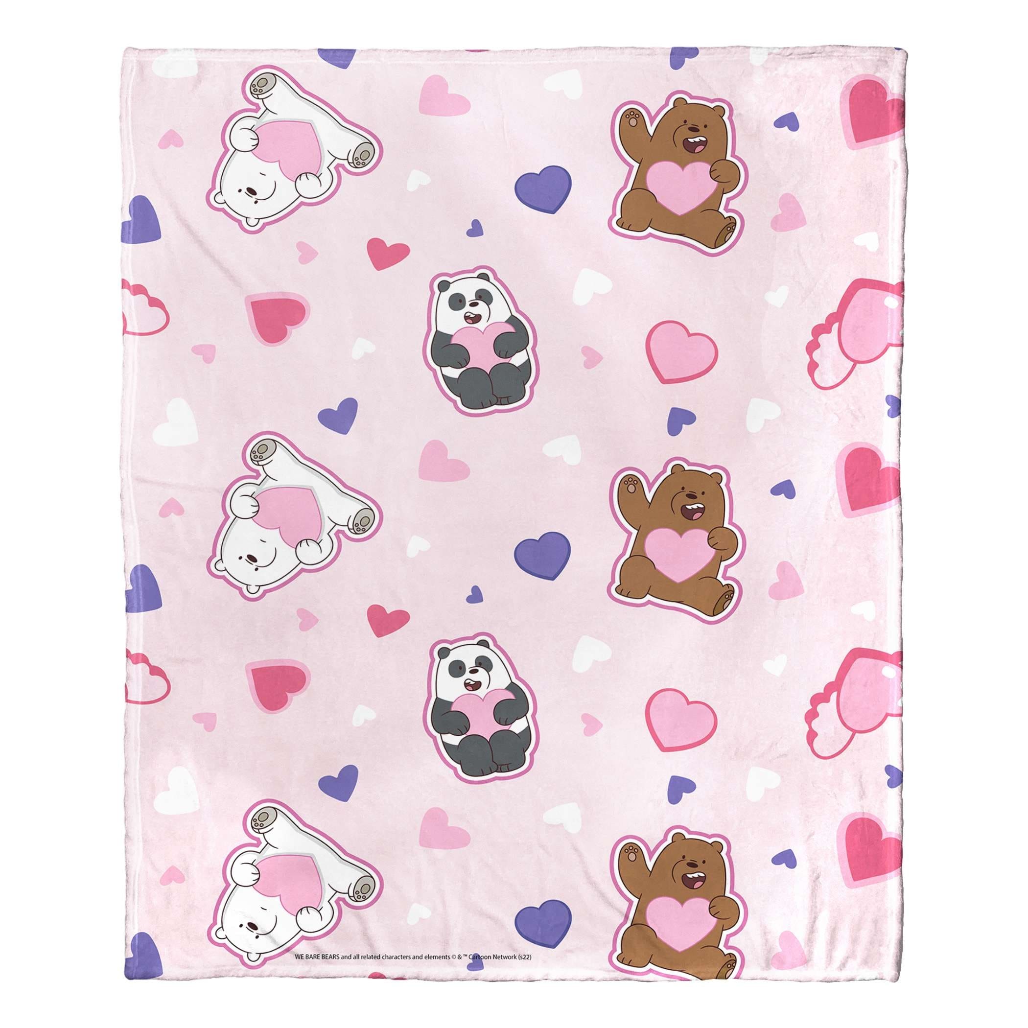 Cartoon Network We Bare Bears Sweet Bears Silk Touch Throw Blanket