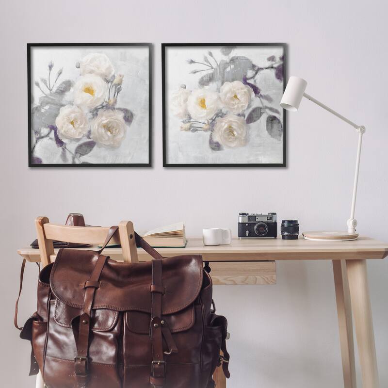 Stupell Country Blossoms Bundle Framed Giclee Art Design By Emily Ford (Set of 2)