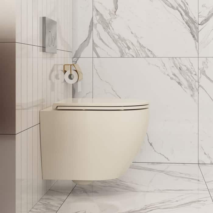 DeerValley Liberty 1.59 GPF Wall Hung Elongated Toilets Included Seat