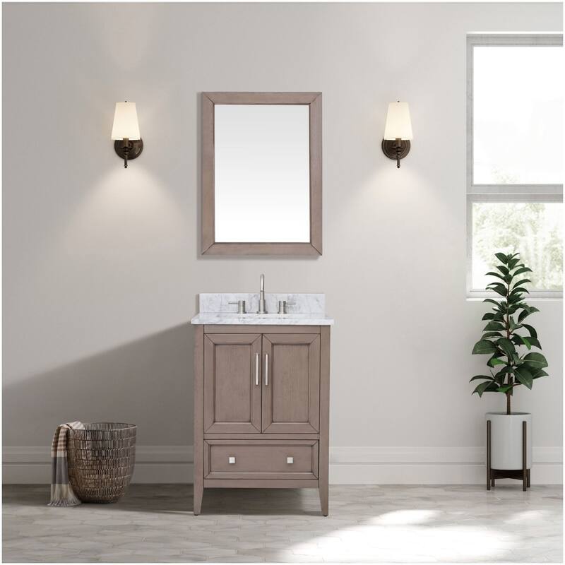 Avanity EVERETTE-VS25-WD-C Everette 24" Single Basin Vanity Set with