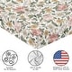 preview thumbnail 5 of 4, Sweet Jojo Designs Vintage Floral Boho Girl Muslin 100% Cotton Fitted Crib Sheet - Pink Bohemian Shabby Chic Flower Farmhouse