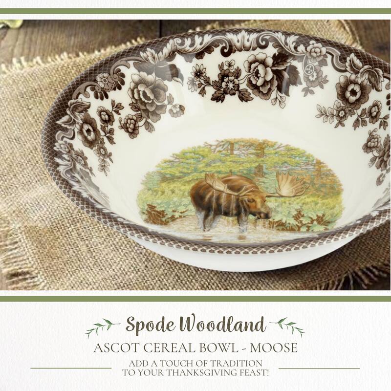 Spode Woodland Ascot Cereal Bowl