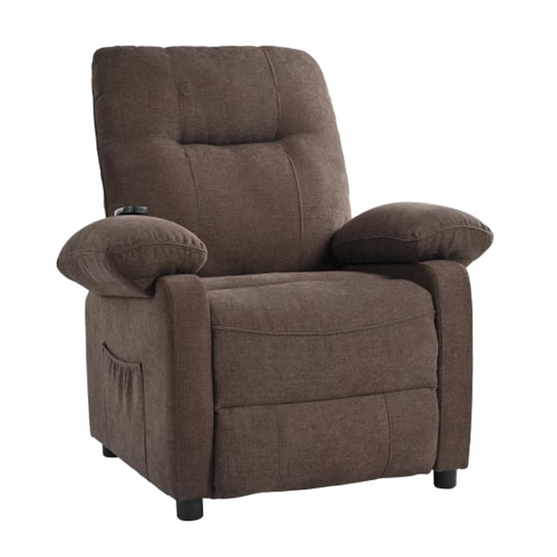 160° Recliner Chair for Elderly Seniors-Power Reclining Chair with 8-Point Massage & Heating, Soft Chenille Fabric