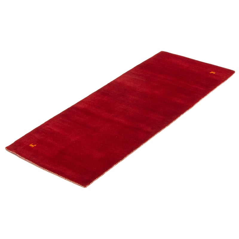 Kashkuli Gabbeh Red Rug 2'7" x 6'8" - 2'7 x 6'8
