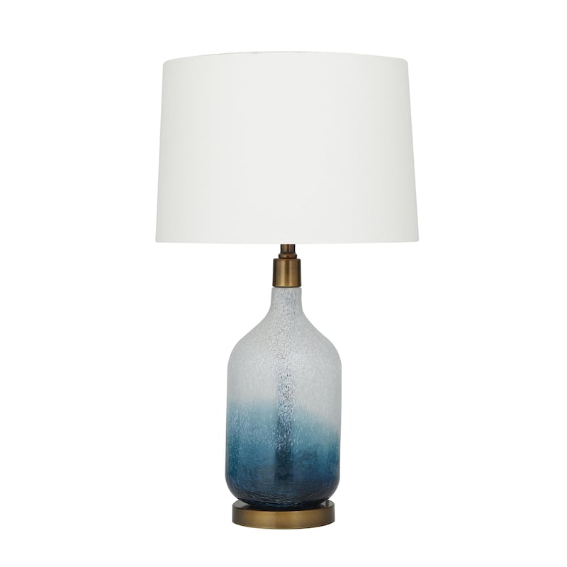 Glass Ombre Room Table Lamp - Set of 2 Blue - Roche River Decor