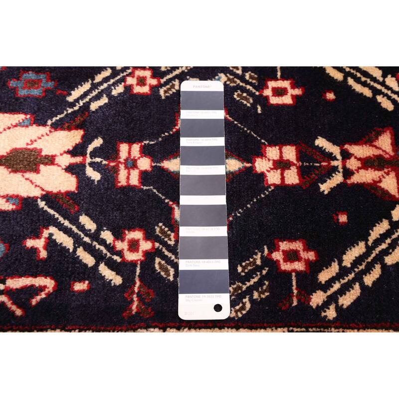 ECARPETGALLERY Hand-knotted Konya Anatolian Dark Navy Wool Rug - 5'1 x 6'9