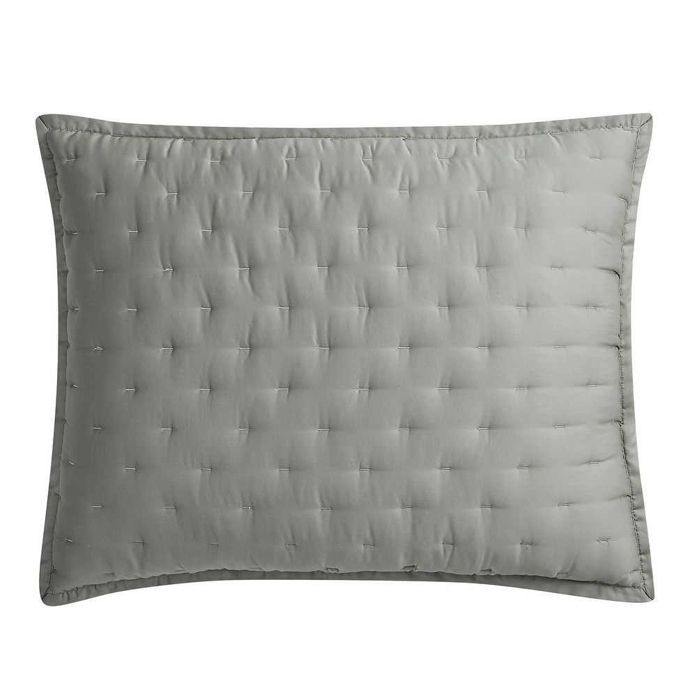 HiEnd Accents Eucalyptus Quilted 2 Piece Pillow Sham Set