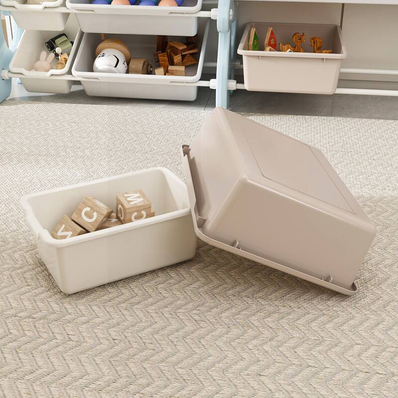 Versatile Kids' Toy Storage Cabinet with Multiple Compartments for Organizing