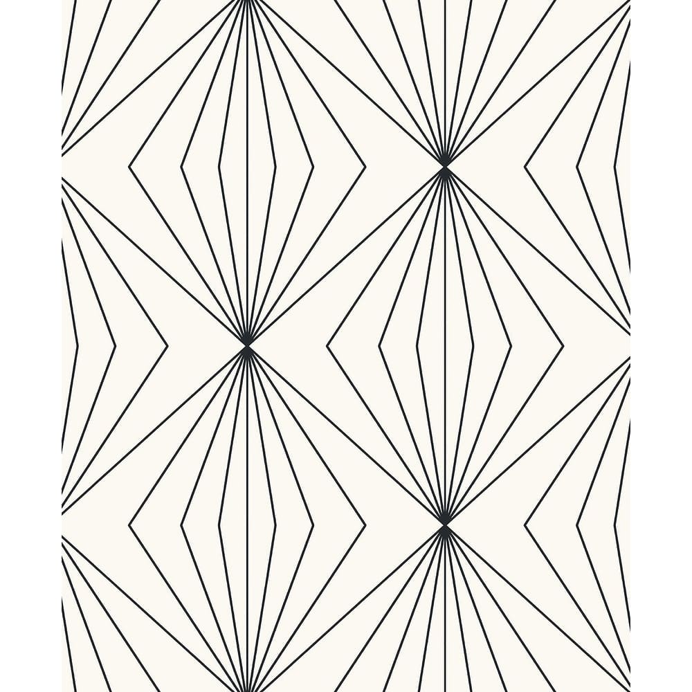 Seabrook Designs Diamond Vector Non-Woven Unpasted Wallpaper