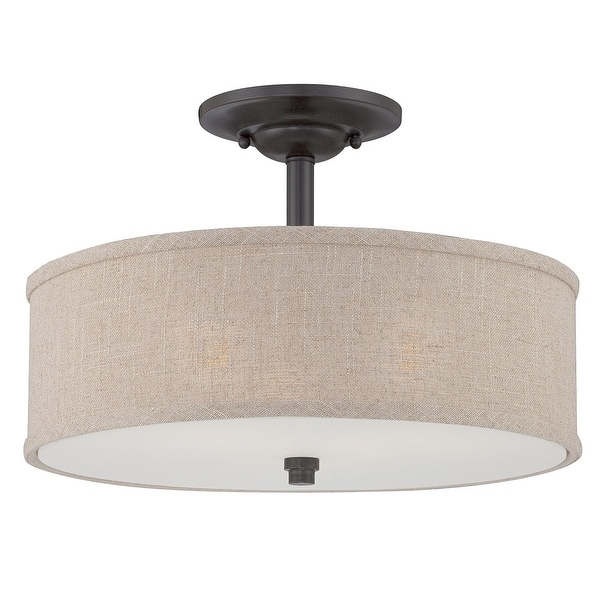 modern farmhouse semi flush light