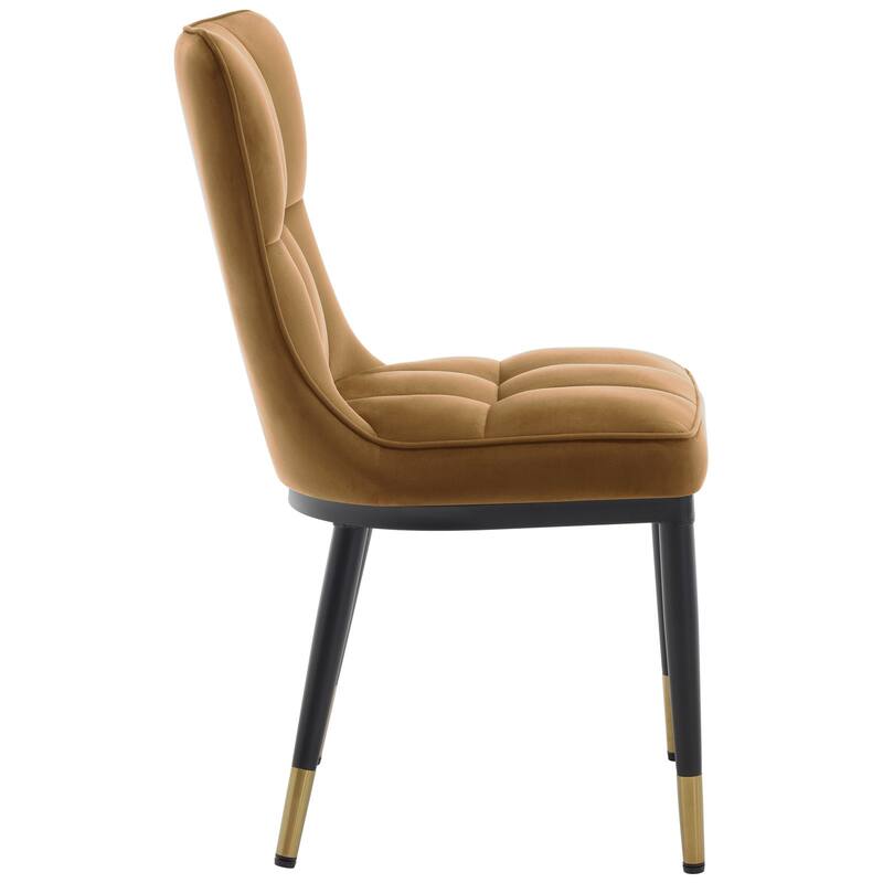 Modern Velvet Upholstered Dining Chairs, Set of 2/4 - 35.8"H x 18.9"W x 23.2"D
