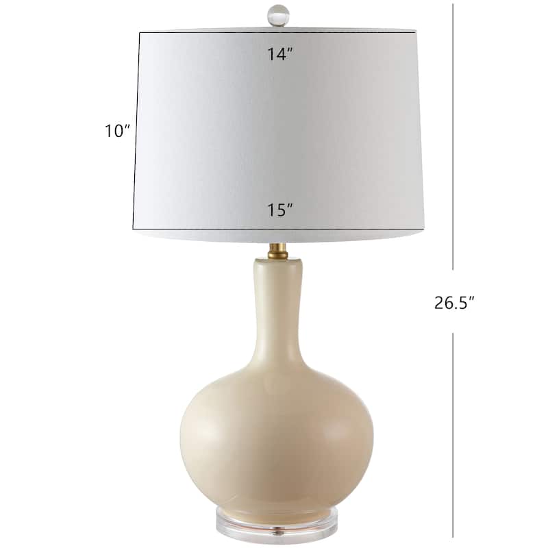 SAFAVIEH Lighting 27" Nilla Table Lamp