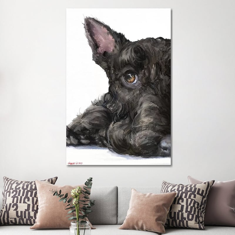 iCanvas "Scottish Terrier" by George Dyachenko Canvas Print