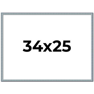 34x25 Frame Rustic Sky Blue Solid Wood Picture Frame | 0.75 Inch