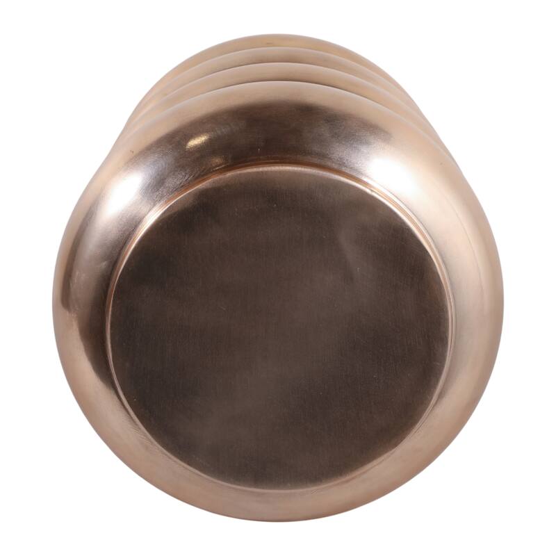 Metal Aluminum Sculptural Accent Table Savoir Trend - 20" Bronze - 20.0"