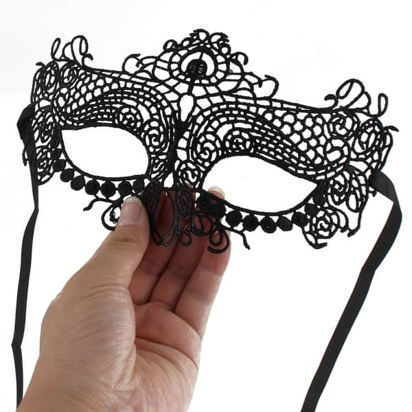 black lace masquerade mask women eye