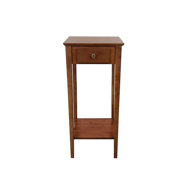 Solid Bamboo Plant Stand Telephone Table