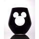 preview thumbnail 2 of 3, Disney Luxury Mickey Mouse Stemless Wine Glass - 20 oz - Set of 2 - 20 oz