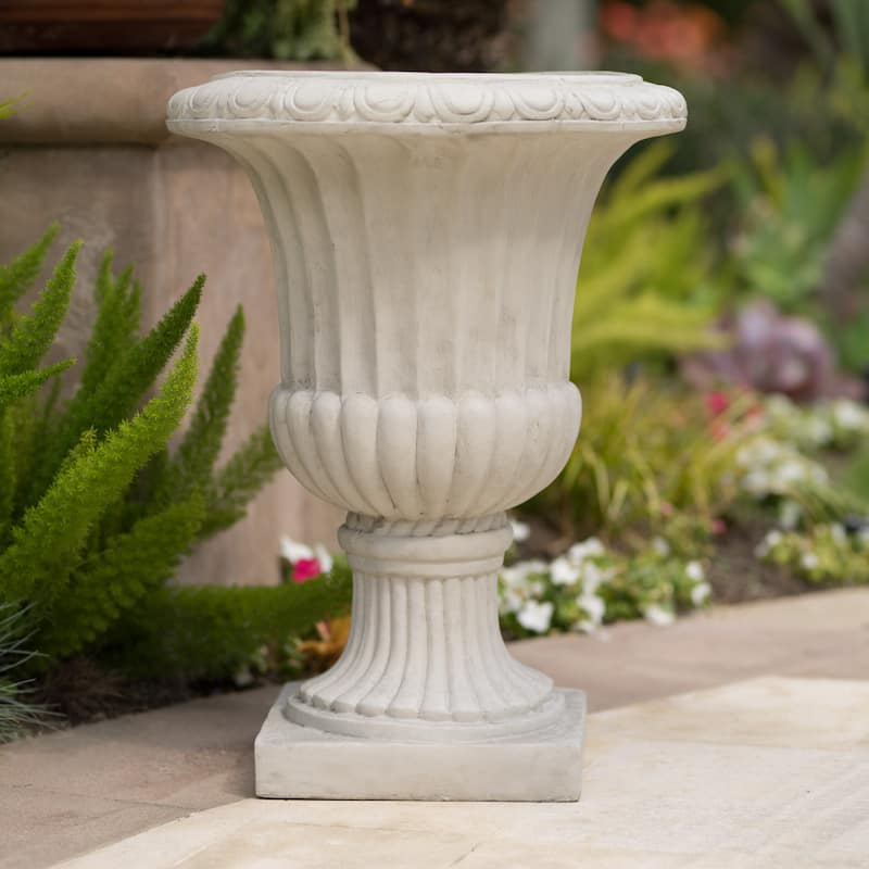 Antique White 26-inch Italian Urn Planter by Christopher Knight Home