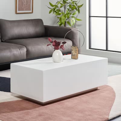 SAFAVIEH Ezro Rectangle Coffee Table - 40" W x 20" D x 14" H