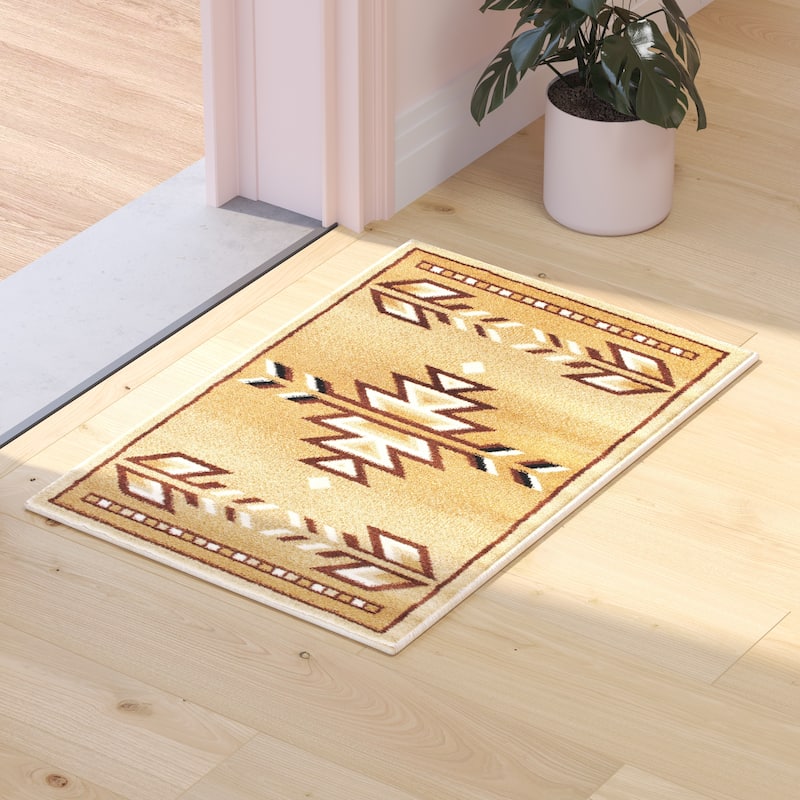 Multipurpose Southwestern Style Patterned Indoor Area Rug