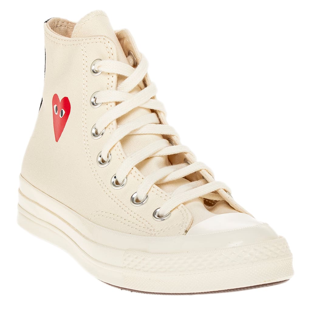 Converse X Comme Des Garcon PLAY Chuck 70 High Top Sneakers