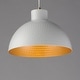 preview thumbnail 10 of 8, Maxim 35144 Rockport 12" Wide Pendant with Hammered Metal Shade
