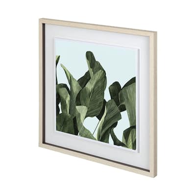 Celadon Palms II Framed Art Print