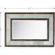 preview thumbnail 4 of 3, Bailey Wall Mirror - Brown