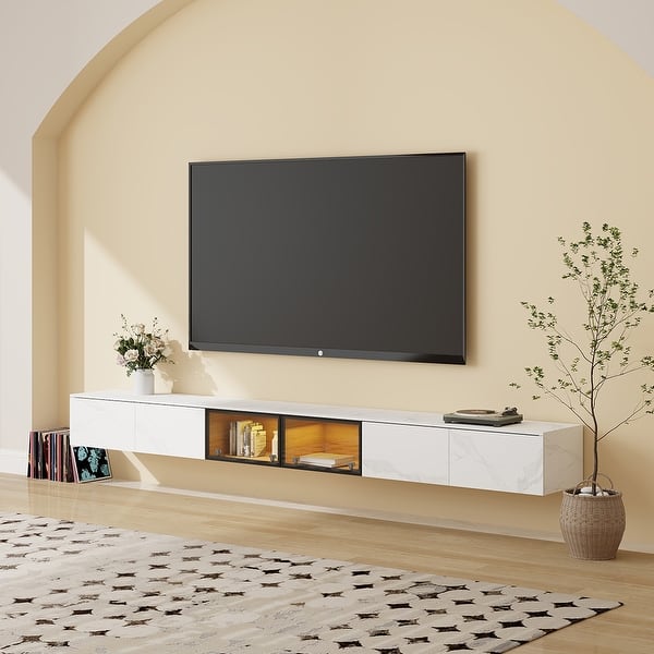 How to Decorate a TV Stand: 10 Ideas for Your Home Space - Aosom, image size:600x600