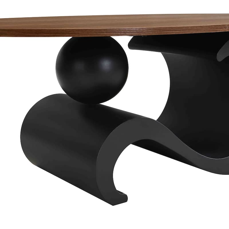Black Nesting Coffee Table Set of 2