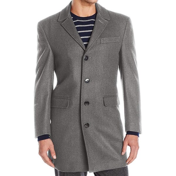 calvin klein herringbone coat