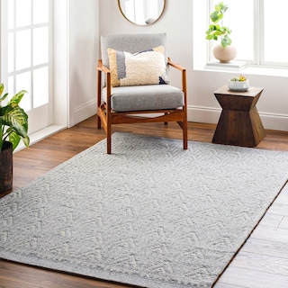 Zulie Handmade Art Deco Wool & Recycled PET Area Rug