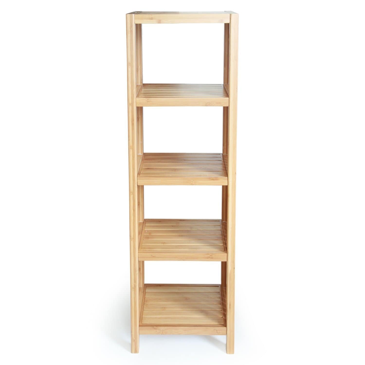 Organize It All Bamboo 3-Tier Freestanding Bathroom Shelf (12-in x 27.75-in  x 12-in) in the Bathroom Shelves department at