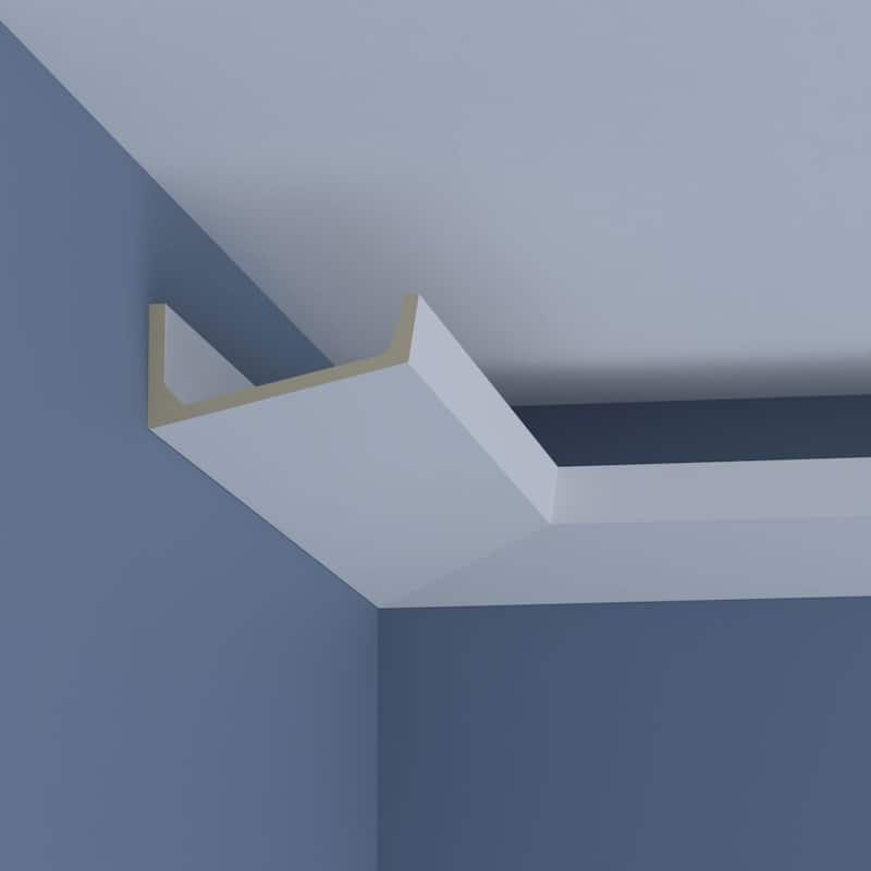 3 1/4"H x 7"P x 96"L Levi Crown Moulding - 1-Pack