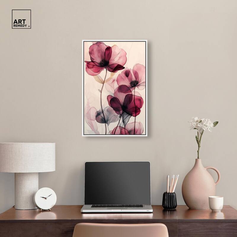 Filigree Flora I Canvas by Art Remedy
