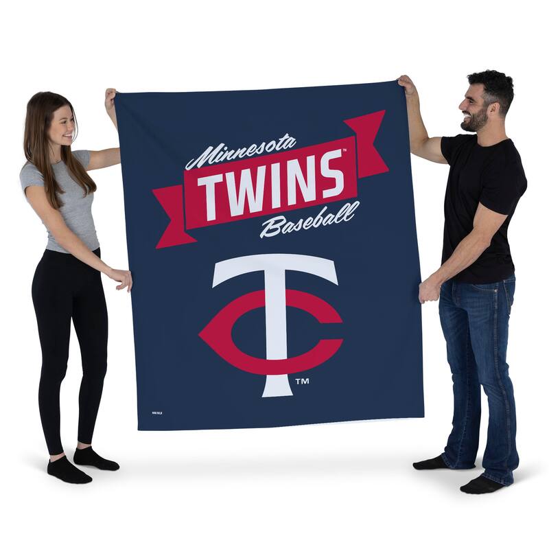MLB Premium Twins Printed Wall Hanging - 34"x40"