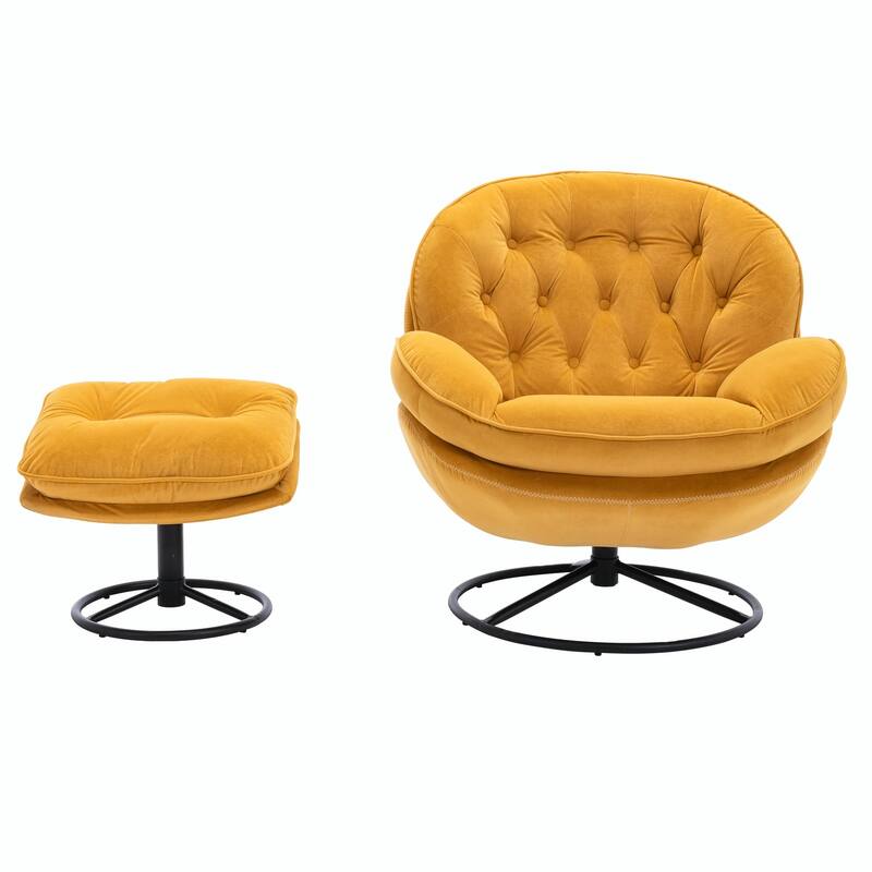 TV Chair Accent Chair for Living Room with Ottoman