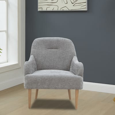Accent Chair with Wood Legs