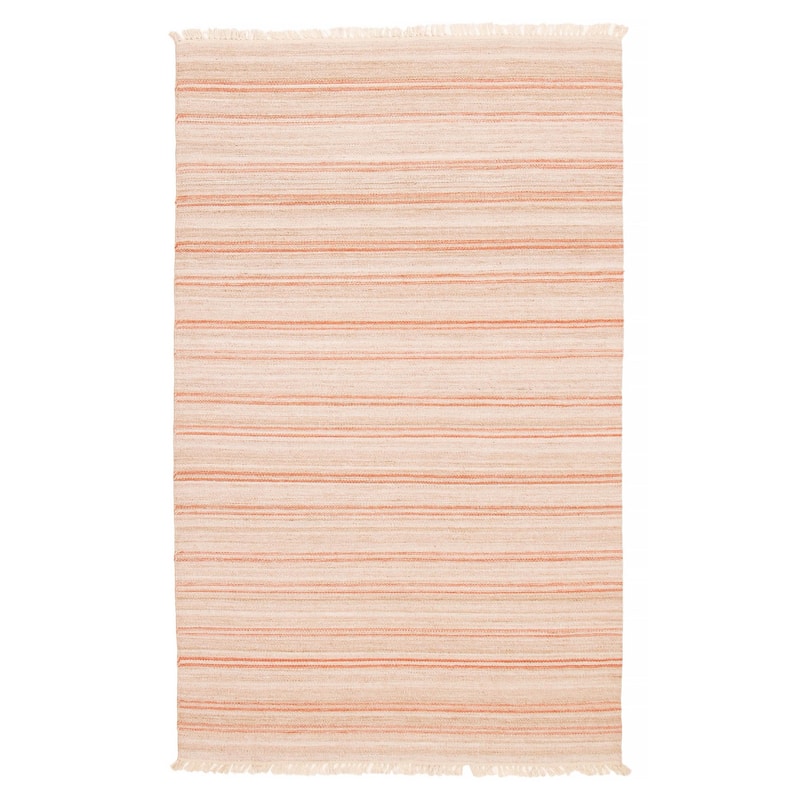 Ankara Beige Kilim 5'1" x 8'3" - 5'1 x 8'3 - Beige - 5'1 x 8'3