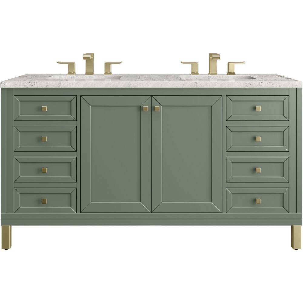 James Martin Vanities 503-V60D-3EJP Chicago 60" Free Standing Double
