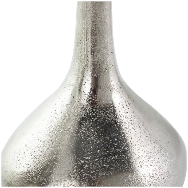 CosmoLiving by Cosmopolitan Gold, Silver or Black Aluminum Metal Vase with Varying Shapes (Set of 3)