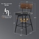 preview thumbnail 16 of 136, 26"/29" Faux Leather Swivel Counter/Bar Stools Set of 2/3