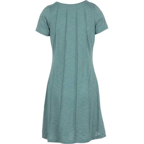 Shop Aventura Women S Dress Green Size Large L Striped Pleated Scoop A Line On Sale Free Shipping On Orders Over 45 Overstock 30241287