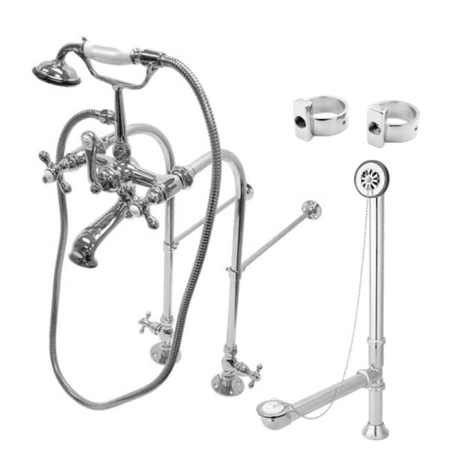 Kingston Brass Vintage Tub and Shower Trim Package with Shower Head