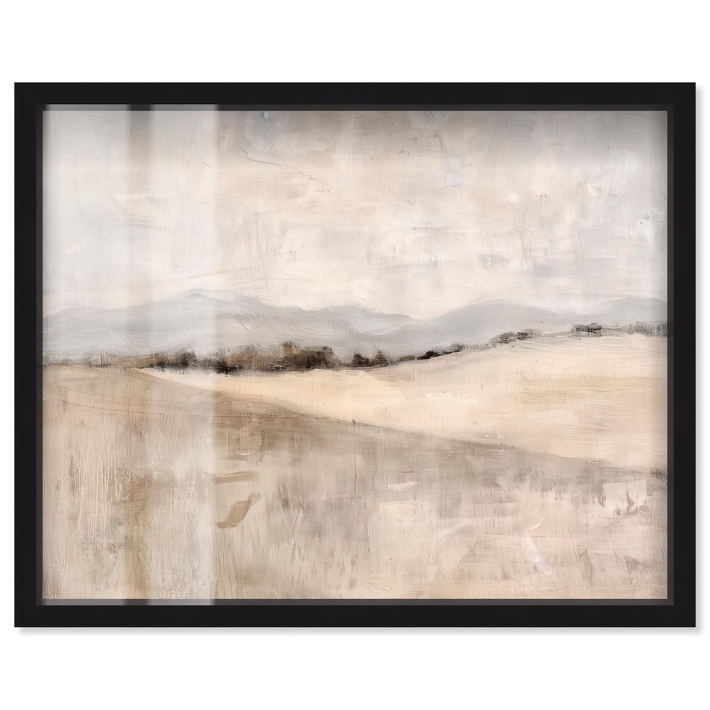 Distant Hills II Shadowbox by Art Remedy